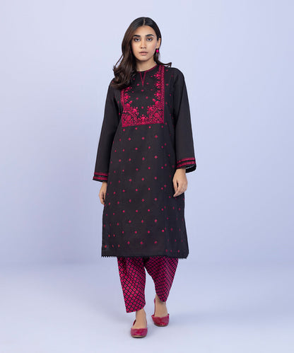 Sapphire - 2 Piece - Embroidered Cambric Suit