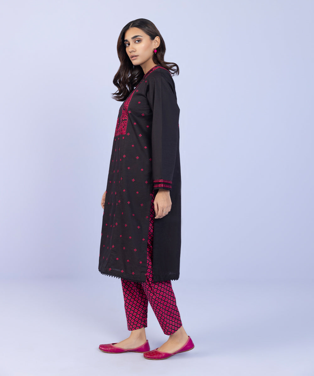 Sapphire - 2 Piece - Embroidered Cambric Suit