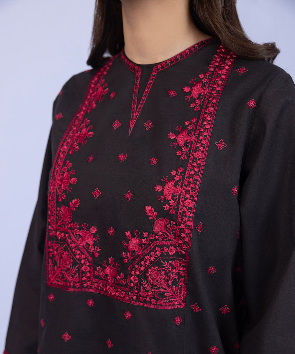 Sapphire - 2 Piece - Embroidered Cambric Suit