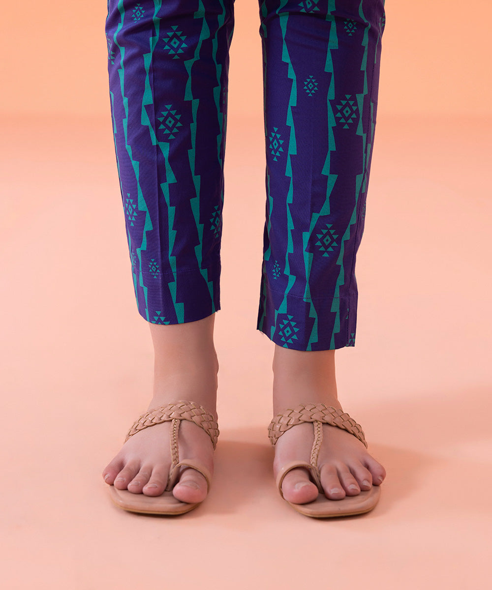 Sapphire - 2 Piece - Embroidered Cambric Suit