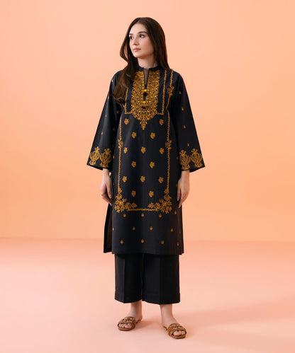Sapphire - Embroidered Cambric Shirt