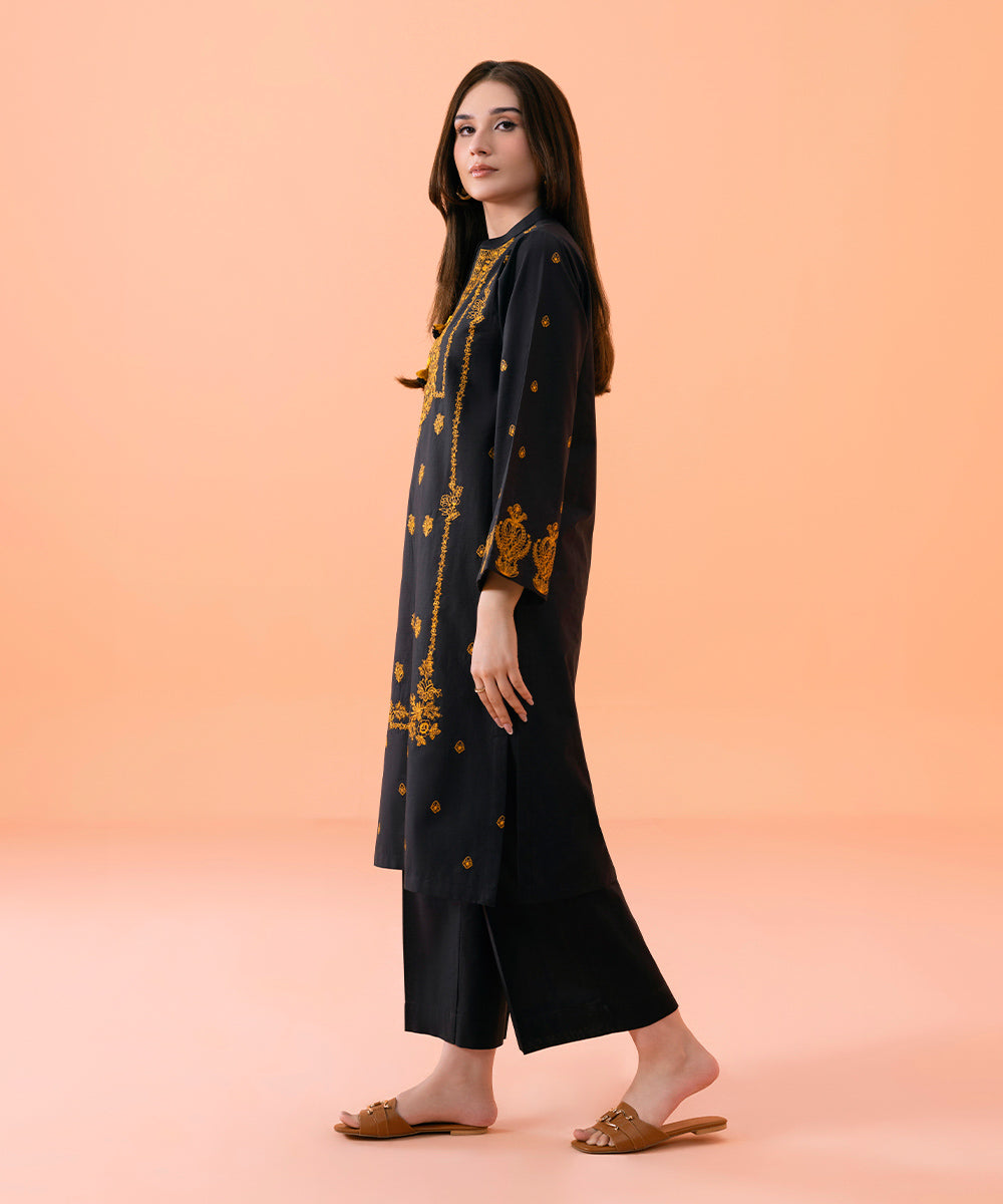 Sapphire - Embroidered Cambric Shirt