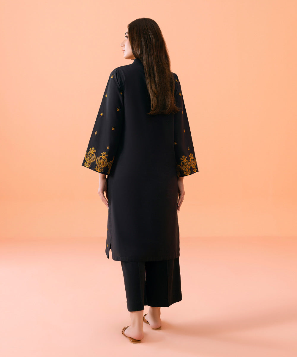 Sapphire - Embroidered Cambric Shirt