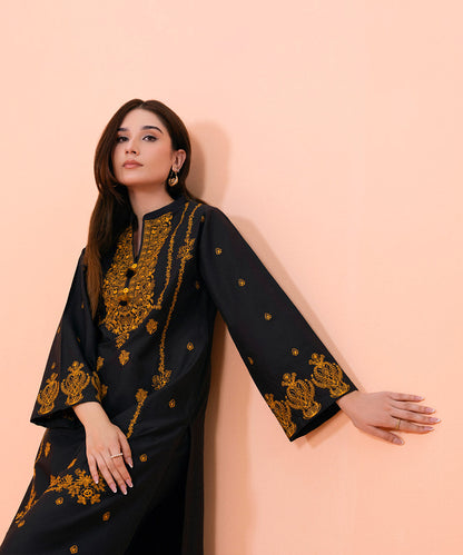 Sapphire - Embroidered Cambric Shirt