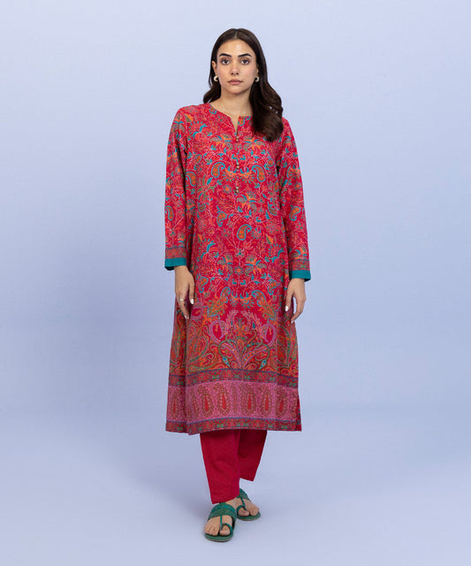 Sapphire - Printed Khaddar Shirt