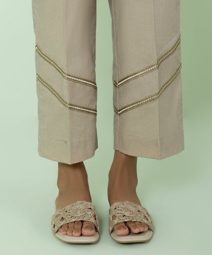 Sapphire - 2 Piece - Embroidered Mélange Suit