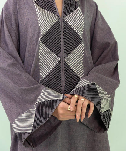 Sapphire - 2 Piece - Embroidered Cotton Suit