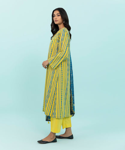 Sapphire - 3 Piece - Printed Khaddar Shirt