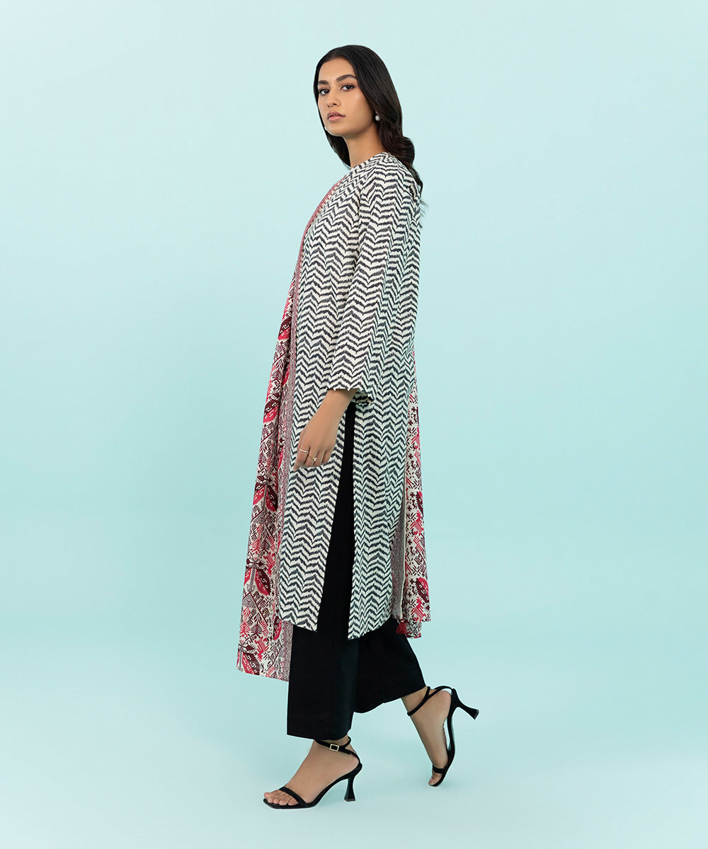 Sapphire - 2 Piece - Printed Khaddar Suit