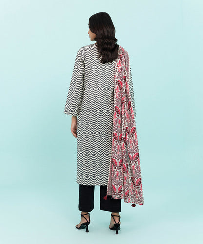 Sapphire - 2 Piece - Printed Khaddar Suit