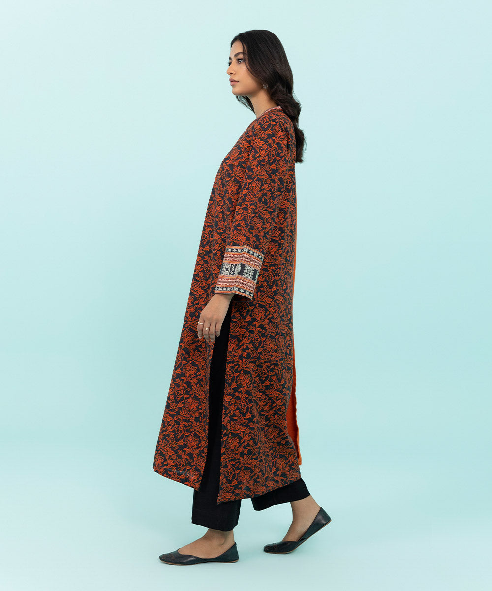 Sapphire - 2 Piece - Printed Khaddar Suit