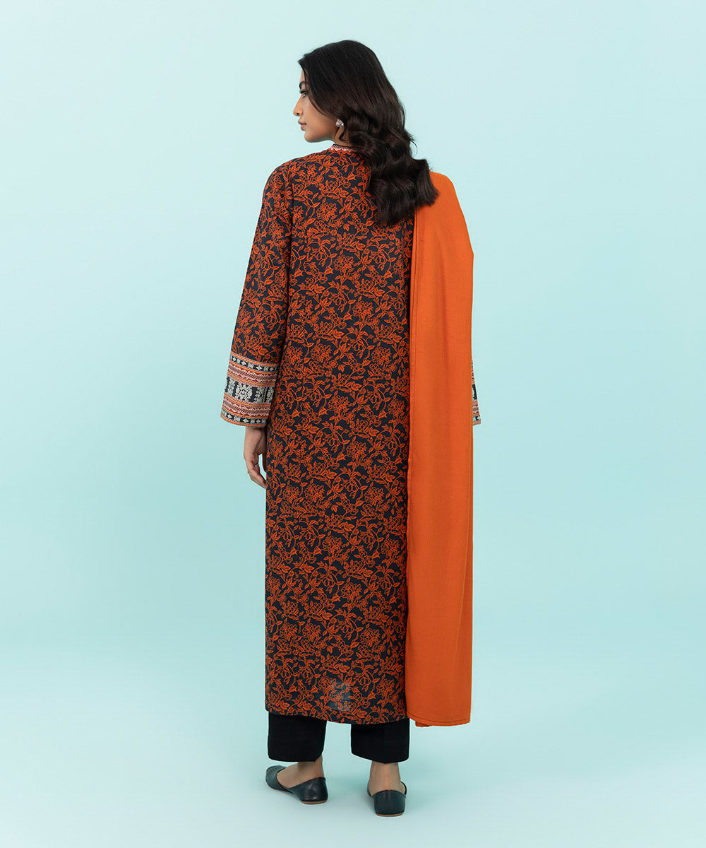 Sapphire - 2 Piece - Printed Khaddar Suit