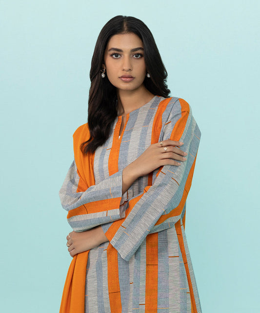 Sapphire - 2 Piece - Printed Khaddar Suit