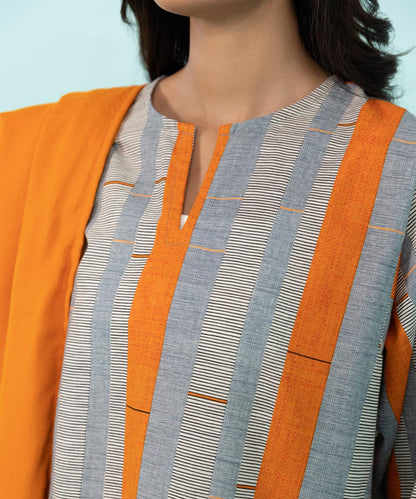 Sapphire - 2 Piece - Printed Khaddar Suit