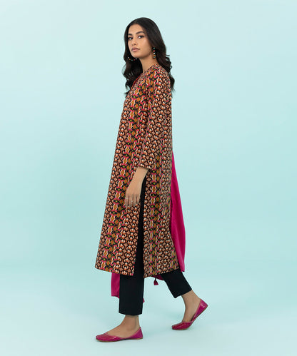 Sapphire - 3 Piece - Printed Khaddar Suit