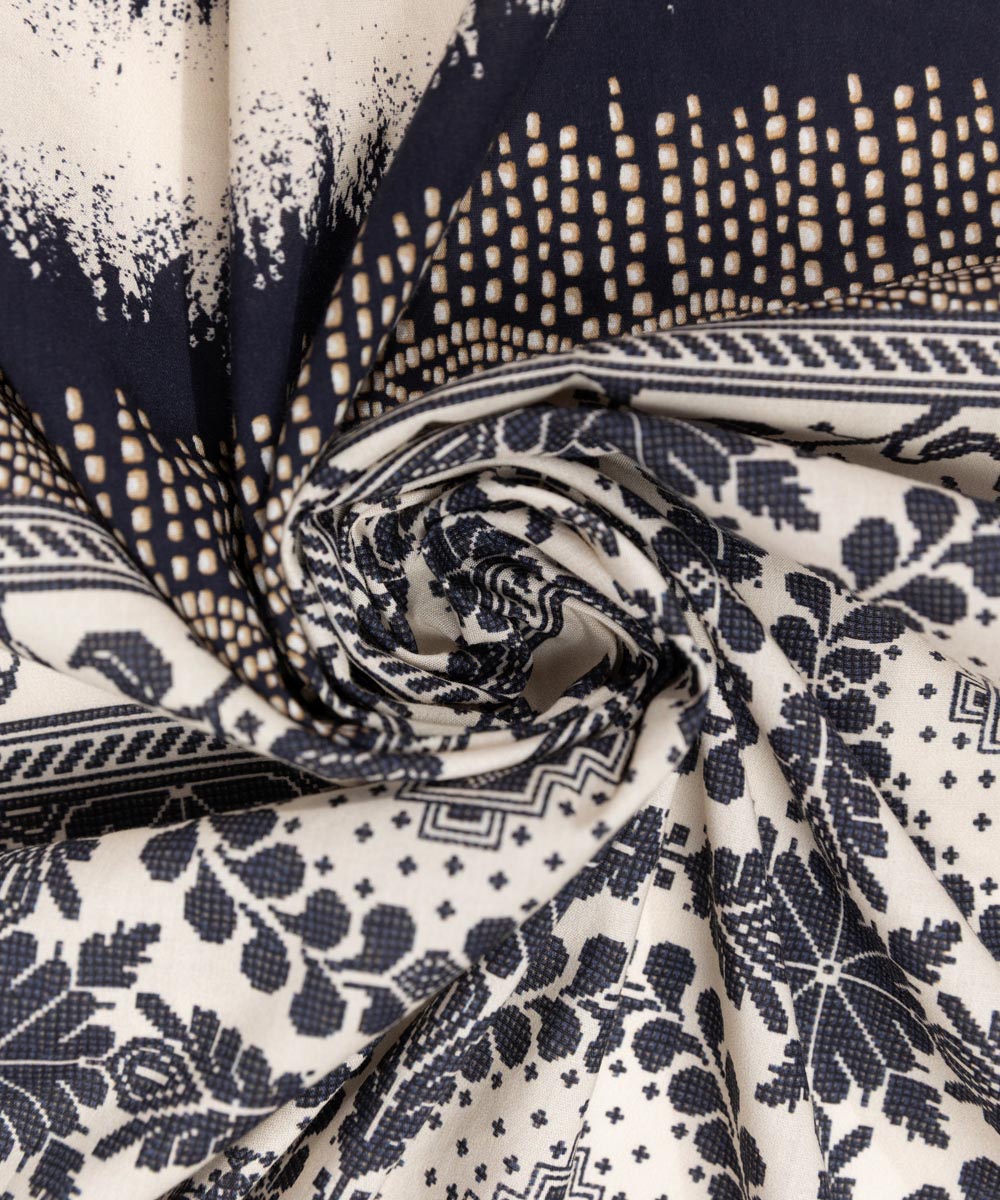 Sapphire - Printed Cotton Viscose Dupatta