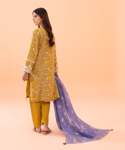 Sapphire - 3 Piece - Embroidered Cambric Suit
