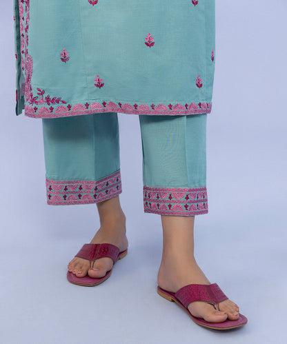 Sapphire - 3 Piece - Embroidered Khaddar Suit