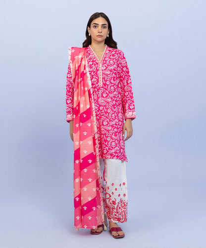Sapphire - 3 Piece - Embroidered Khaddar Suit