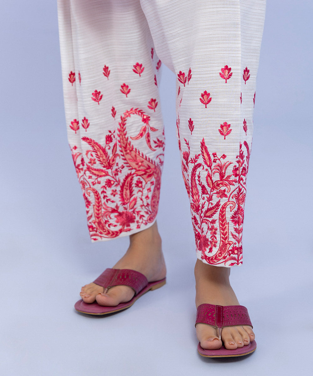 Sapphire - 3 Piece - Embroidered Khaddar Suit