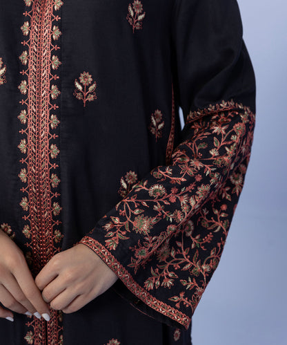 Sapphire - 2 Piece - Embroidered Linen Suit