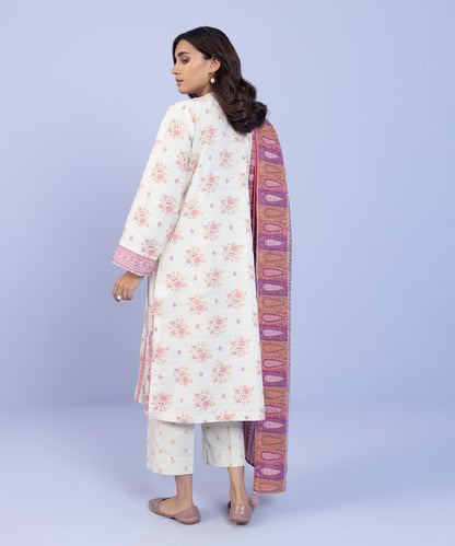 Sapphire - 3 Piece - Embroidered Khaddar Suit
