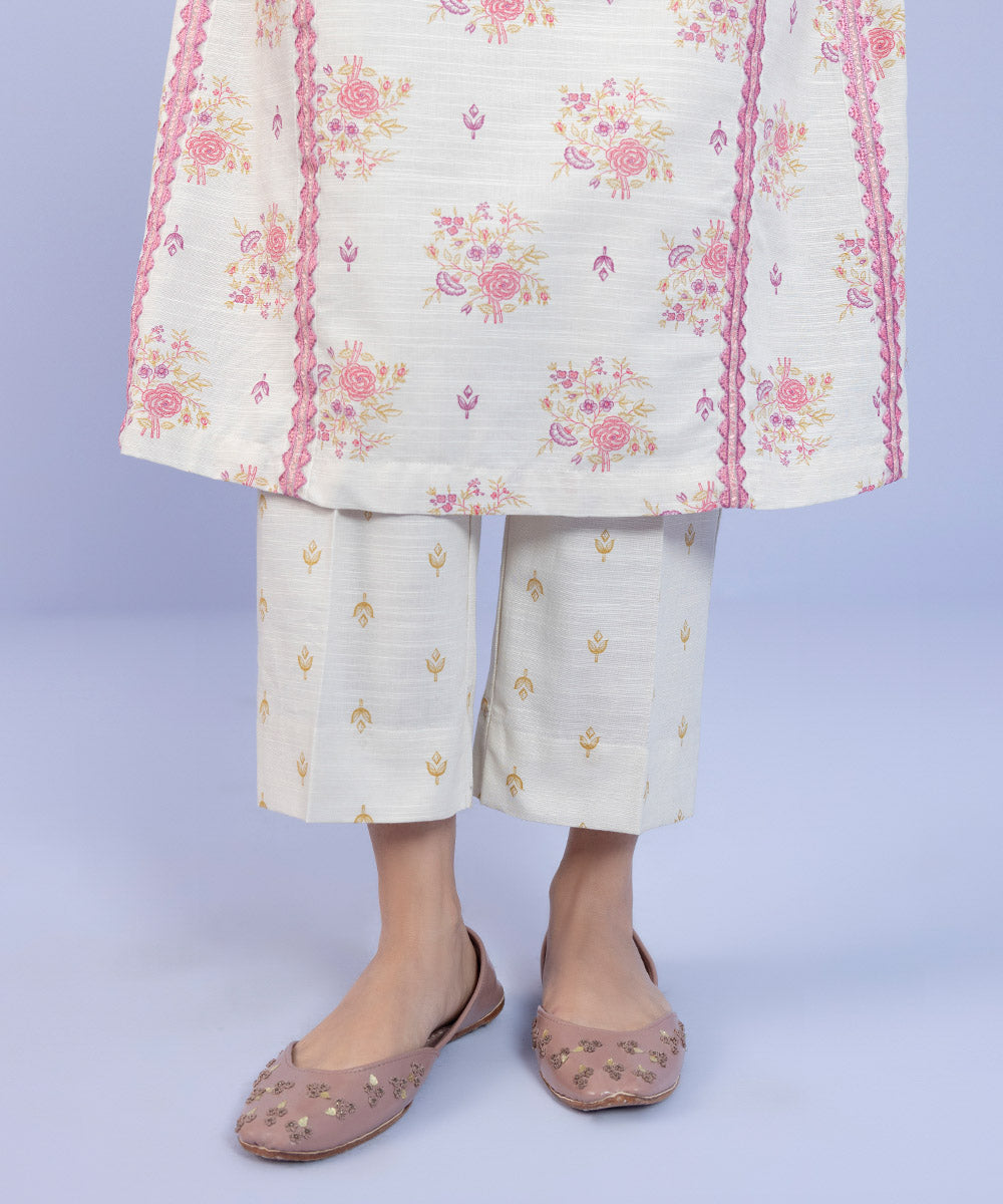 Sapphire - 3 Piece - Embroidered Khaddar Suit