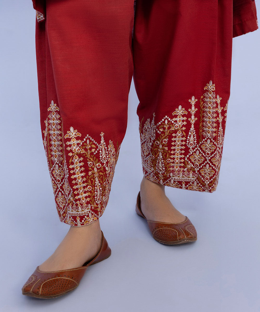 Sapphire - 3 Piece - Embroidered Khaddar Suit