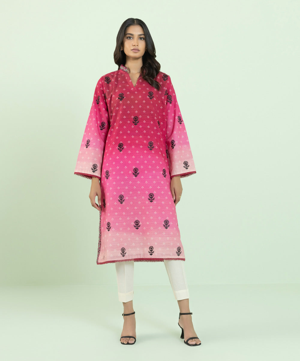 Sapphire - Embroidered Khaddar Shirt