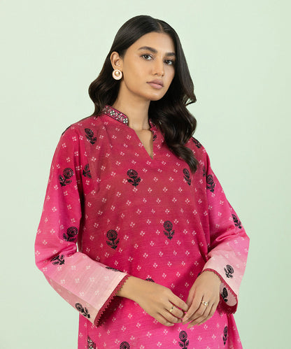 Sapphire - Embroidered Khaddar Shirt