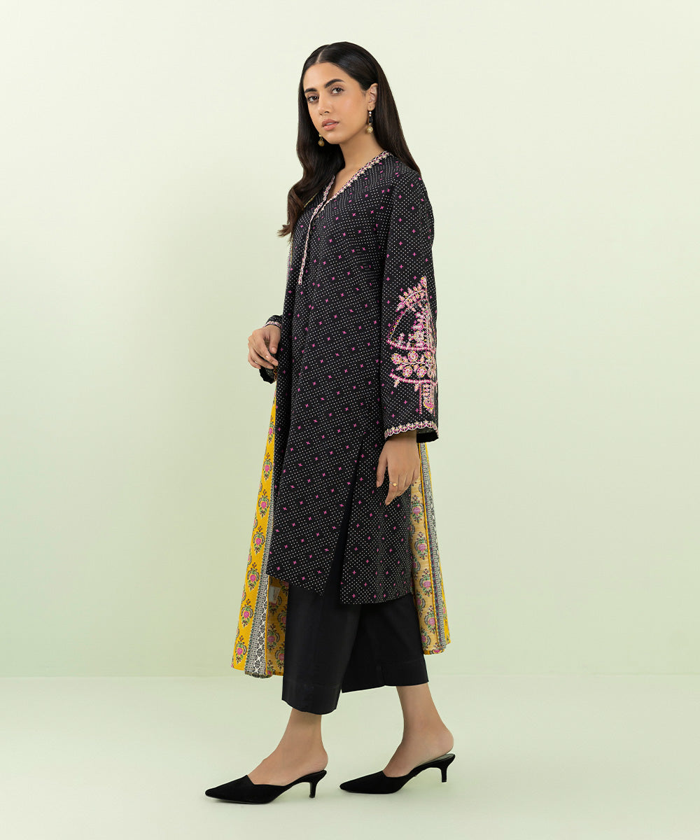 Sapphire - 2 Piece - Embroidered Khaddar Suit