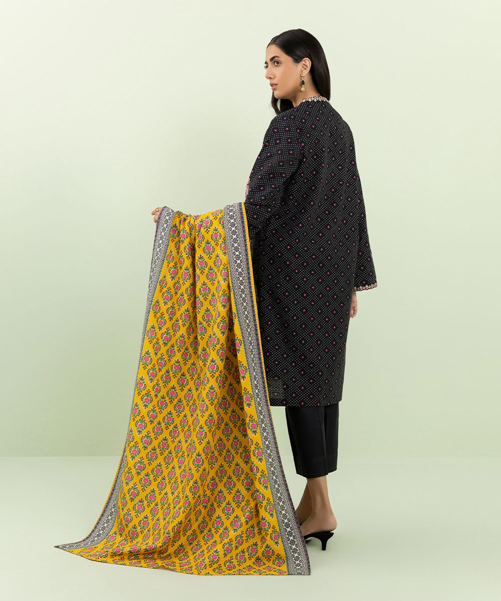 Sapphire - 2 Piece - Embroidered Khaddar Suit