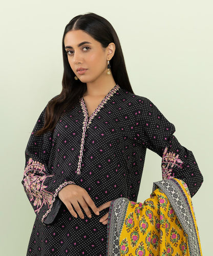 Sapphire - 2 Piece - Embroidered Khaddar Suit