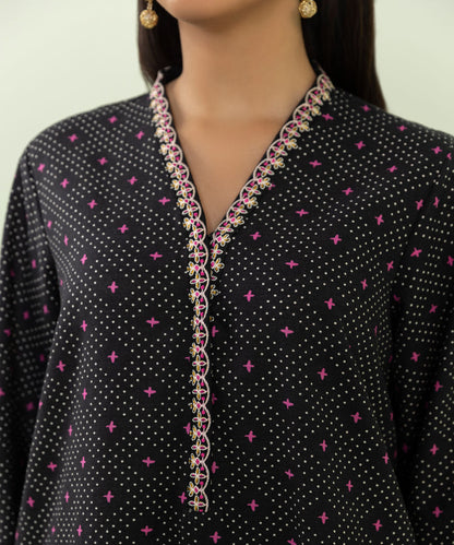 Sapphire - 2 Piece - Embroidered Khaddar Suit