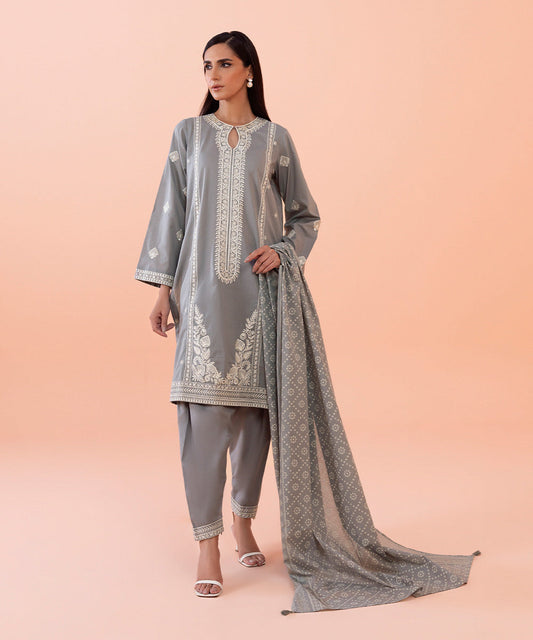 Sapphire - 3 Piece - Embroidered Lawn Suit