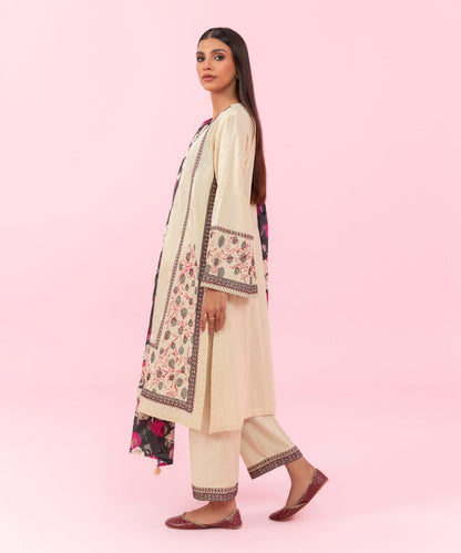 Sapphire - 3 Piece - Embroidered Jacquard Suit