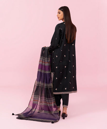 Sapphire - 3 Piece - Embroidered Jacquard Suit