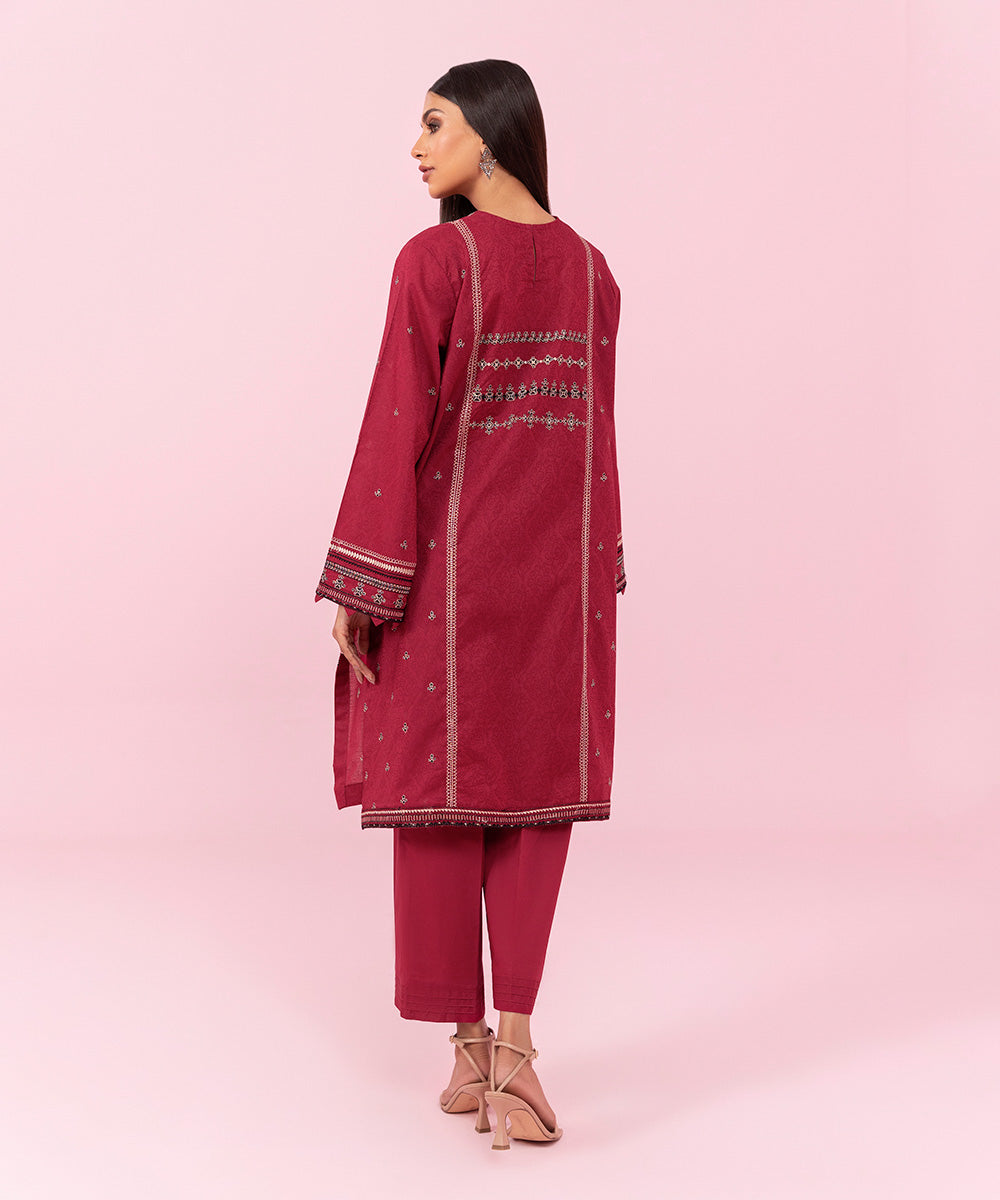 Sapphire - 2 Piece - Embroidered Cambric Suit