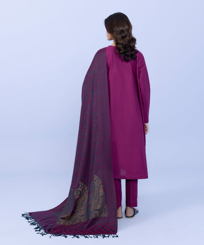 Sapphire - 3 Piece - Embroidered Cotton Suit