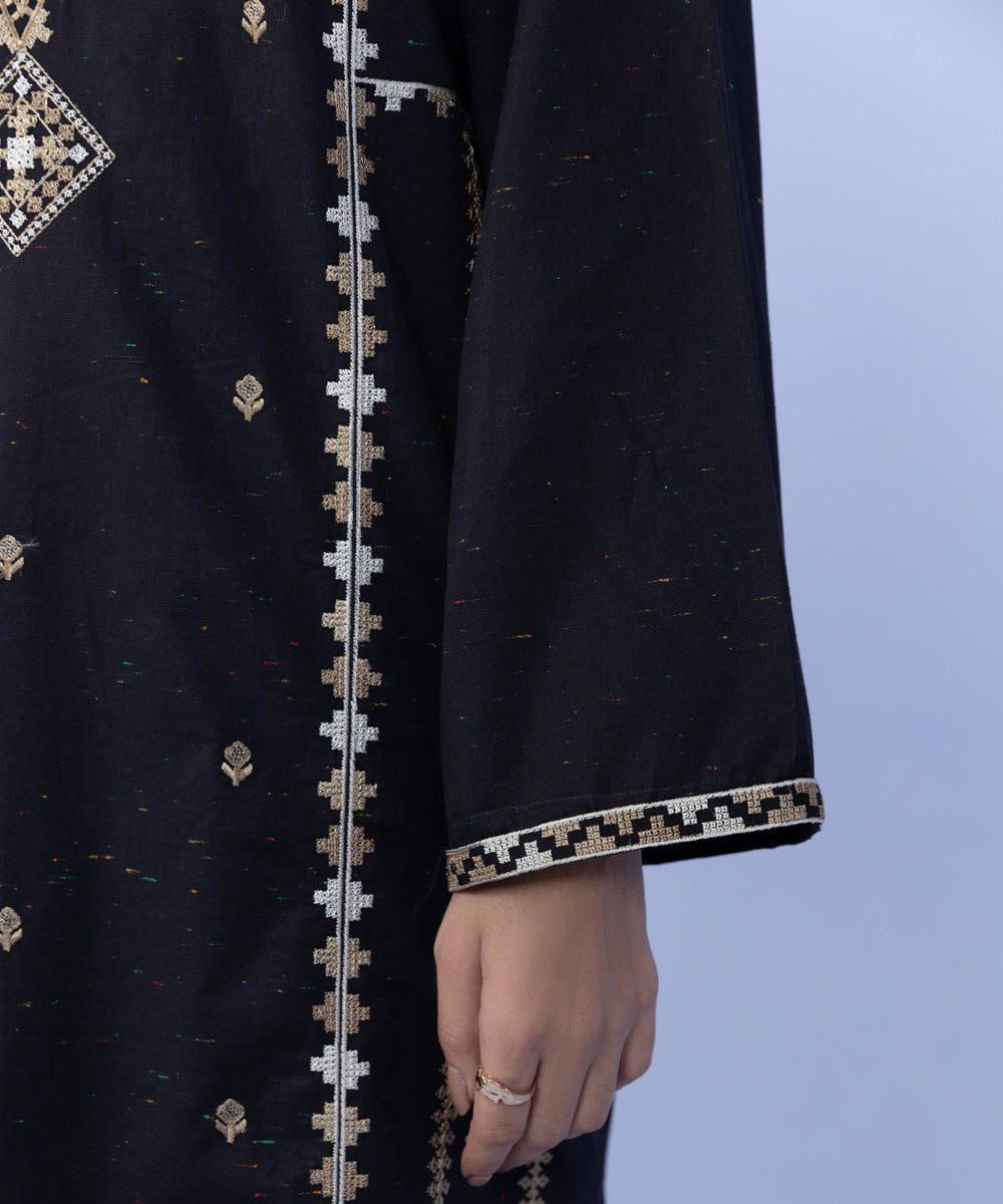 Sapphire - 3 Piece - Embroidered Cotton Suit