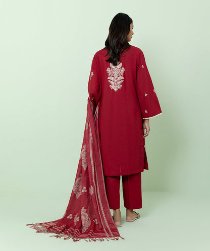 Sapphire - 3 Piece - Embroidered Multi Neps Suit