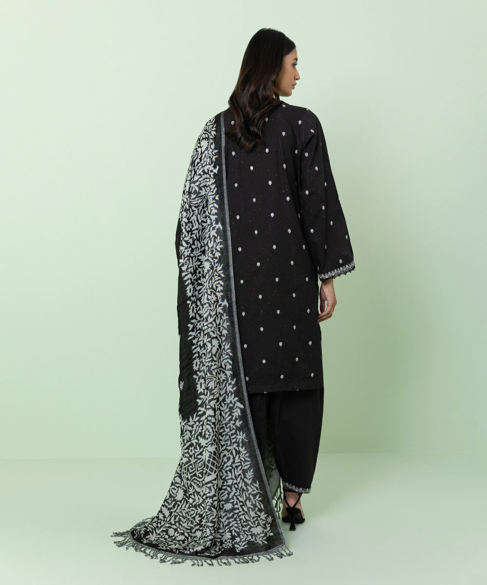 Sapphire - 3 Piece - Embroidered Multi Neps Suit