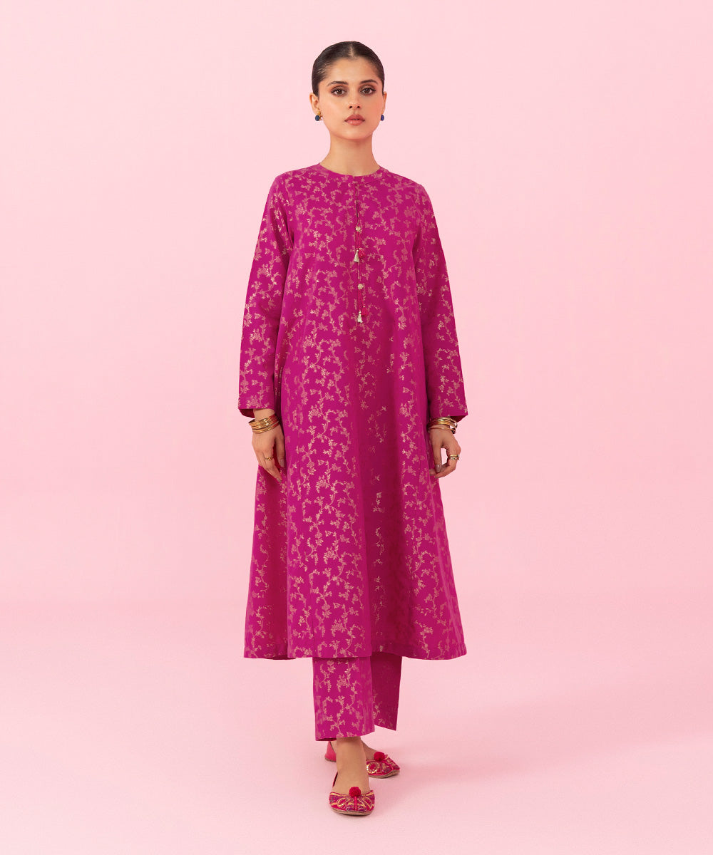 Sapphire - 2 Piece - Dyed Jacquard Suit