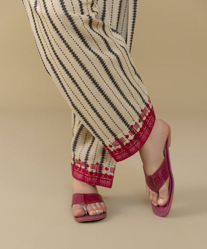 Sapphire - Embroidered Khaddar Shalwar