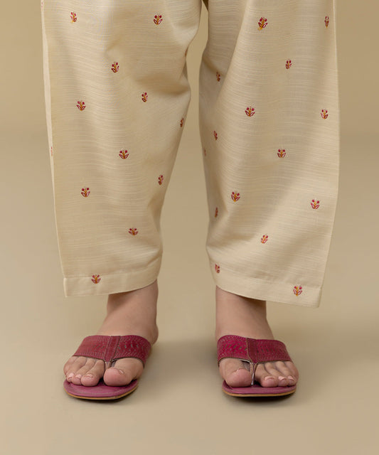 Sapphire - Embroidered Khaddar Shalwar