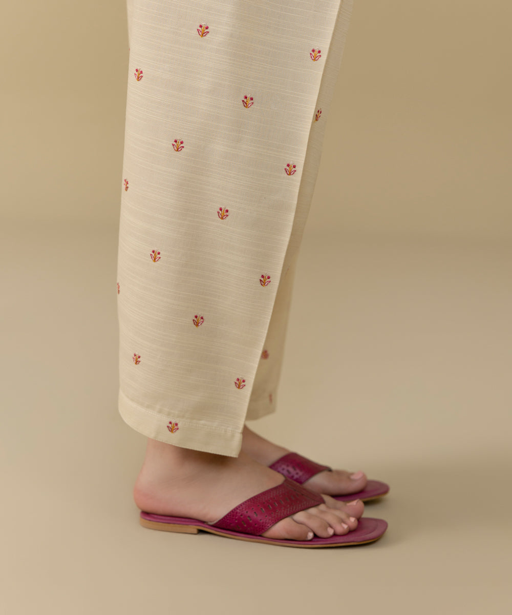 Sapphire - Embroidered Khaddar Shalwar