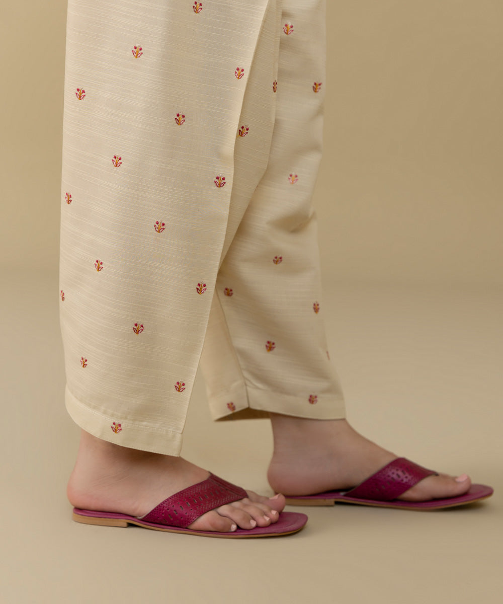 Sapphire - Embroidered Khaddar Shalwar