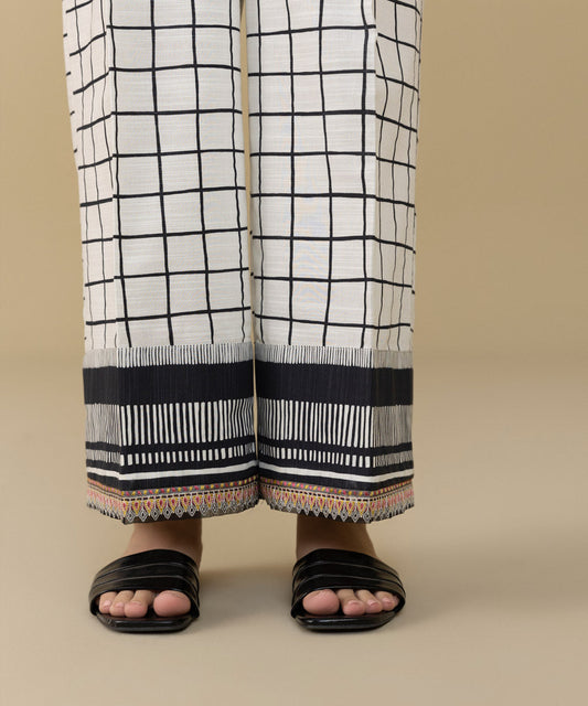 Sapphire - Embroidered Khaddar Culottes