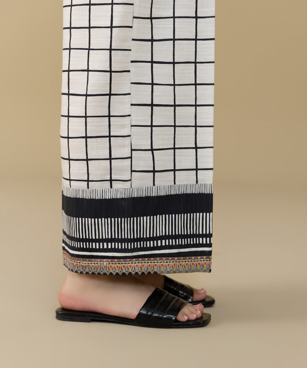 Sapphire - Embroidered Khaddar Culottes