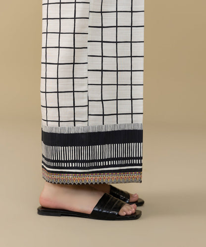 Sapphire - Embroidered Khaddar Culottes